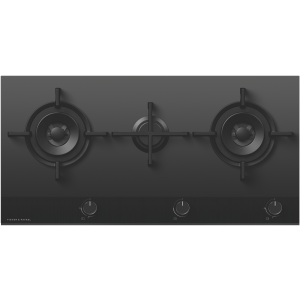 Fisher & Paykel 90cm Series 9 3 Burner Gas Cooktop, LPG