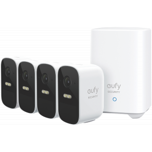 eufy 2C Pro 2K Security System & Homebase (4 Camera)