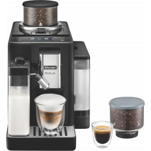 DeLonghi Rivelia Fully Automatic Coffee Machine Black