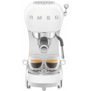 Smeg 50's Style Espresso Coffee Machine White