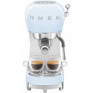 Smeg 50's Style Espresso Coffee Machine Pastel Blue