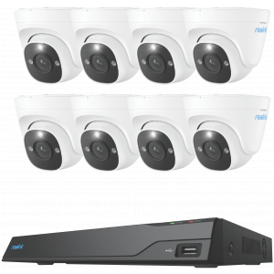 Reolink 16-Channel NVR x 8 12MP Security Cameras
