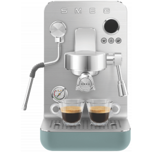 Smeg Minipro Expresso Coffee Machine Matte Emerald Green
