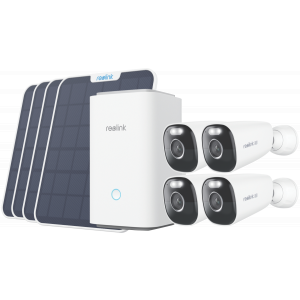 Reolink 4K Wireless Security 4 Camera System with Solar