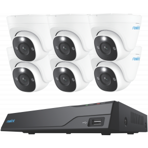 Reolink 12MP PoE NVR Security System with 6 Cameras and 2 TB