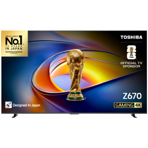 Toshiba  65" Z670RP Series 4K Gaming TV  2025