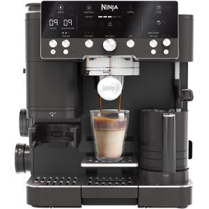 Ninja Luxe Cafe Manual Coffee Machine Midnight Black