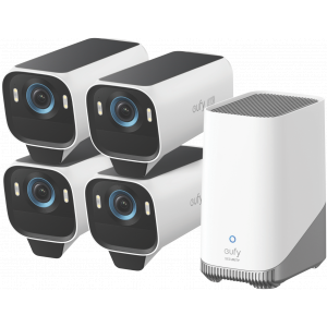 eufy S3 Pro No HD Security Camera Kit (4 Pack)